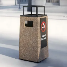 Street trash bin 8